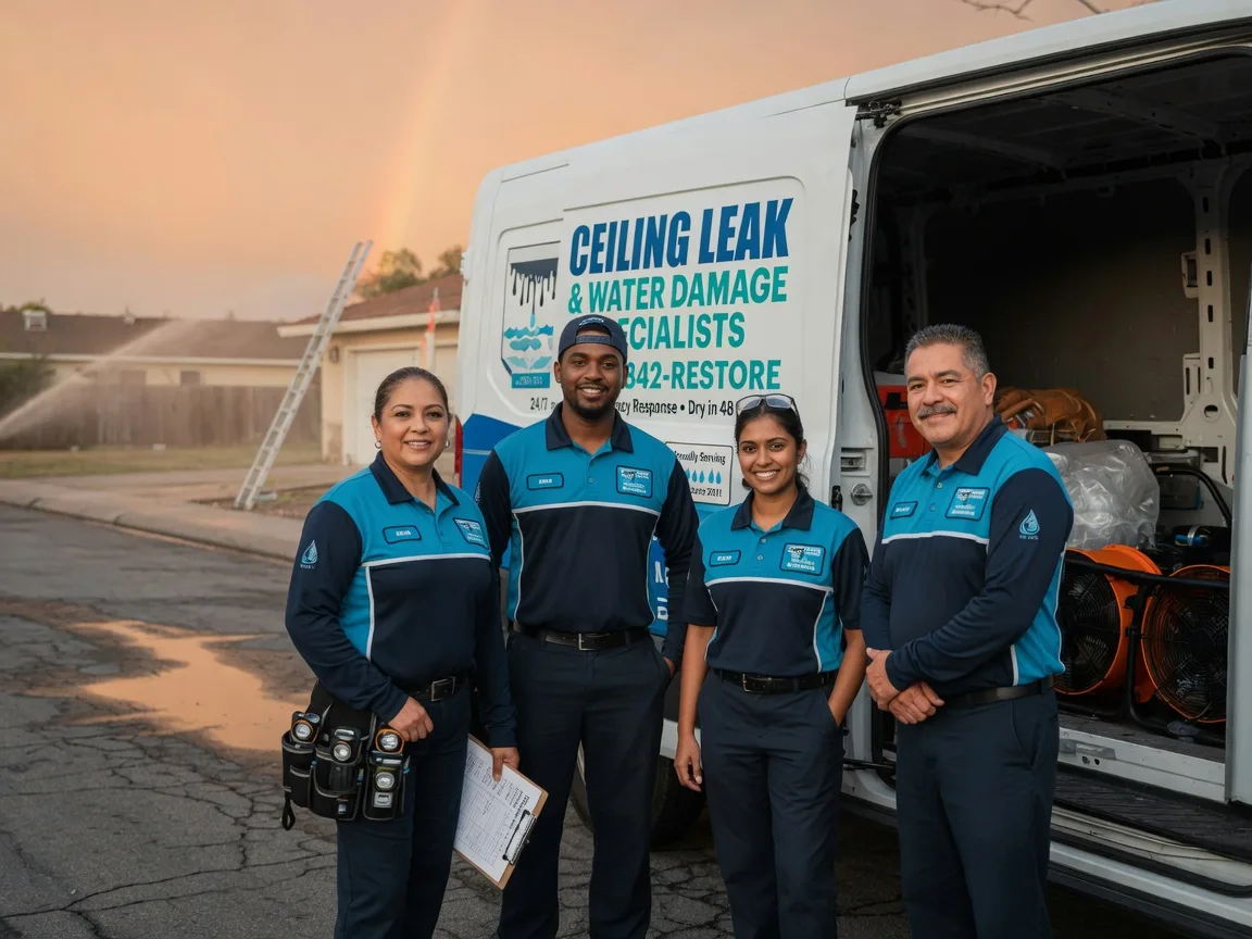 Ceiling Leak Cleanup company in Gregory, TX