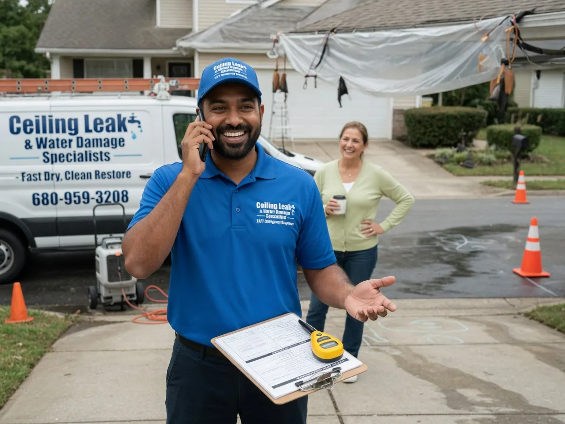Ceiling Leak Cleanup Gregory, TX FAQs